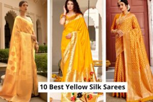10 Trending yellow silk saree designs in 2022